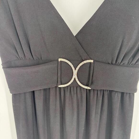 Vintage Taboo dress medium M black y2k 90s mini hoco dance goth whimsigoth - Picture 2 of 6